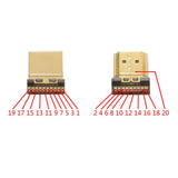 Maxbell HDMI Male 19Pin Adapter TV Plug for PC Graphics Card HDMI Extender Accessory A