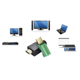 Maxbell HDMI Male 19Pin Adapter TV Plug for PC Graphics Card HDMI Extender Accessory A