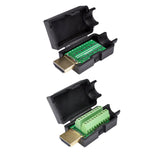 Maxbell HDMI Male 19Pin Adapter TV Plug for PC Graphics Card HDMI Extender Accessory A