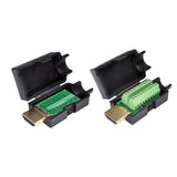 Maxbell HDMI Male 19Pin Adapter TV Plug for PC Graphics Card HDMI Extender Accessory A