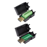 Maxbell HDMI Male 19Pin Adapter TV Plug for PC Graphics Card HDMI Extender Accessory A