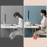 Maxbell Desktop Monitor Stand Riser Tablet Phone Stand for Office Computers Printers Beige