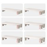 Maxbell Desktop Monitor Stand Riser Tablet Phone Stand for Office Computers Printers Beige