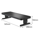 Maxbell Computer Monitor Stand Riser USB Ports PC Screen Riser Desk Organization