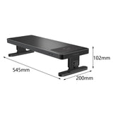 Maxbell Monitor Stand Riser Wireless Charging USB Ports for Office Accessories Black
