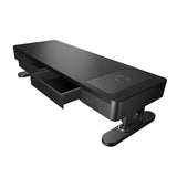 Maxbell Monitor Stand Riser Wireless Charging with 2 Drawers with 4 USB Ports