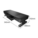 Maxbell Monitor Stand Riser Wireless Charging with 2 Drawers with 4 USB Ports
