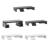 Maxbell Monitor Stand Riser Ergonomic Tablet Phone Stand for Monitors Desktop Laptop Black USB Interface