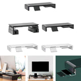 Maxbell Monitor Stand Riser Ergonomic Tablet Phone Stand for Monitors Desktop Laptop Black USB Interface