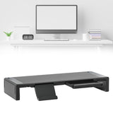 Maxbell Monitor Stand Riser Ergonomic Tablet Phone Stand for Monitors Desktop Laptop Black