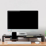 Maxbell Monitor Stand Riser Ergonomic Tablet Phone Stand for Monitors Desktop Laptop Black