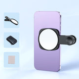 Maxbell Phone Mirror Reflection Clip Selfie Device Portable Phone Camera Mirror Clip Black