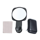 Maxbell Phone Mirror Reflection Clip Selfie Device Portable Phone Camera Mirror Clip Black