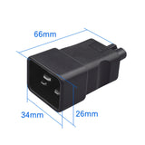 Maxbell IEC320 C20 to IEC320 C7 Power Adapter Professional Multipurpose PVC 16A 250V