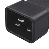 Maxbell IEC320 C20 to C19 Power Adapter Professional PVC Power Plug High Performance