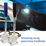 Maxbell PC USB Handbrake Game Console Tools Parts Brake Analog Performance Handbrake blue