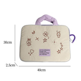 Maxbell Laptop Bag for Women Classic Thickened Laptop Case for Casual Office Home