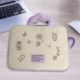 Maxbell Laptop Bag for Women Classic Thickened Laptop Case for Casual Office Home