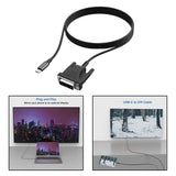 Maxbell USB C to DVI Cable Easy to Use Electronic Product for Video Card Demo Travel