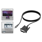 Maxbell USB C to DVI Cable Easy to Use Electronic Product for Video Card Demo Travel