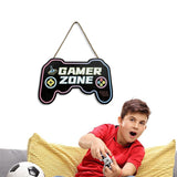 Maxbell Gaming Door Sign Hanging Wooden Sign for Esports Room Boys Bedroom Kids Room