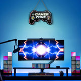 Maxbell Gaming Door Sign Hanging Wooden Sign for Esports Room Boys Bedroom Kids Room