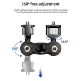 Maxbell Universal Arm with Dual Ball Head Tripod Accessory for Microphone