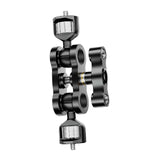 Maxbell Universal Arm with Dual Ball Head Tripod Accessory for Microphone