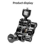 Maxbell Universal Arm with Dual Ball Head Tripod Accessory for Microphone