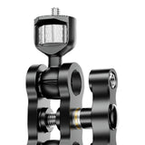 Maxbell Universal Arm with Dual Ball Head Tripod Accessory for Microphone