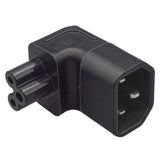 Maxbell IEC320 C14 to IEC320 C5 Power Adapter PVC Connector for Powered Speaker Pdus