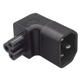 Maxbell IEC320 C14 to C5 Power Adapter Durable Conversion Plug for Pdu HDTV Computer
