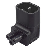 Maxbell IEC320 C14 to C5 Power Adapter Durable Conversion Plug for Pdu HDTV Computer