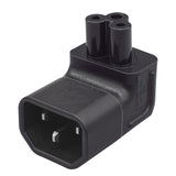 Maxbell IEC320 C14 to C5 Power Adapter Durable Conversion Plug for Pdu HDTV Computer
