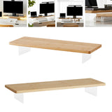 Maxbell Computer Monitor Riser Desk Stand Sturdy PC Stand for Office Conference Home LxH 50cmx6.5cm