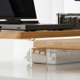 Maxbell Computer Monitor Riser Desk Stand Sturdy PC Stand for Office Conference Home LxH 50cmx6.5cm