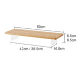 Maxbell Computer Monitor Riser Desk Stand Sturdy PC Stand for Office Conference Home LxH 50cmx6.5cm