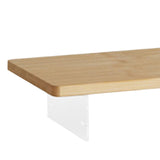 Maxbell Computer Monitor Riser Desk Stand Sturdy PC Stand for Office Conference Home LxH 60cmx8.5cm