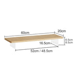 Maxbell Computer Monitor Riser Desk Stand Sturdy PC Stand for Office Conference Home LxH 60cmx8.5cm