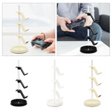 Maxbell 3 Tier Game Controller Holder Easy Installation Headphones Rotatable Display Black