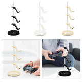 Maxbell 3 Tier Game Controller Holder Easy Installation Headphones Rotatable Display Black
