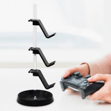 Maxbell 3 Tier Game Controller Holder Easy Installation Headphones Rotatable Display Black
