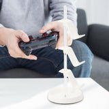 Maxbell 3 Tier Game Controller Holder Easy Installation Headphones Rotatable Display White
