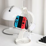 Maxbell 3 Tier Game Controller Holder Easy Installation Headphones Rotatable Display White