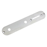 Max Metal Guitar Control Plate for Tele Guitar Replacement Parts Silver