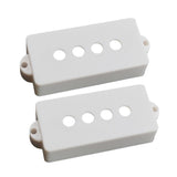 Max Electric Bass Open Pickup Cover for 4-String PB Bass Parts White