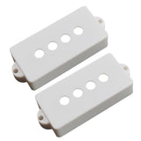 Max Electric Bass Open Pickup Cover for 4-String PB Bass Parts White