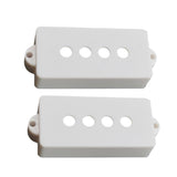 Max Electric Bass Open Pickup Cover for 4-String PB Bass Parts White