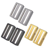 Max 2pcs Brass Humbucker Pickup Cover Two-line for Electric Guitar Parts Silver