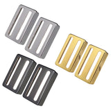 Max 2pcs Brass Humbucker Pickup Cover Two-line for Electric Guitar Parts Silver